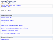Tablet Screenshot of mhvillages.com
